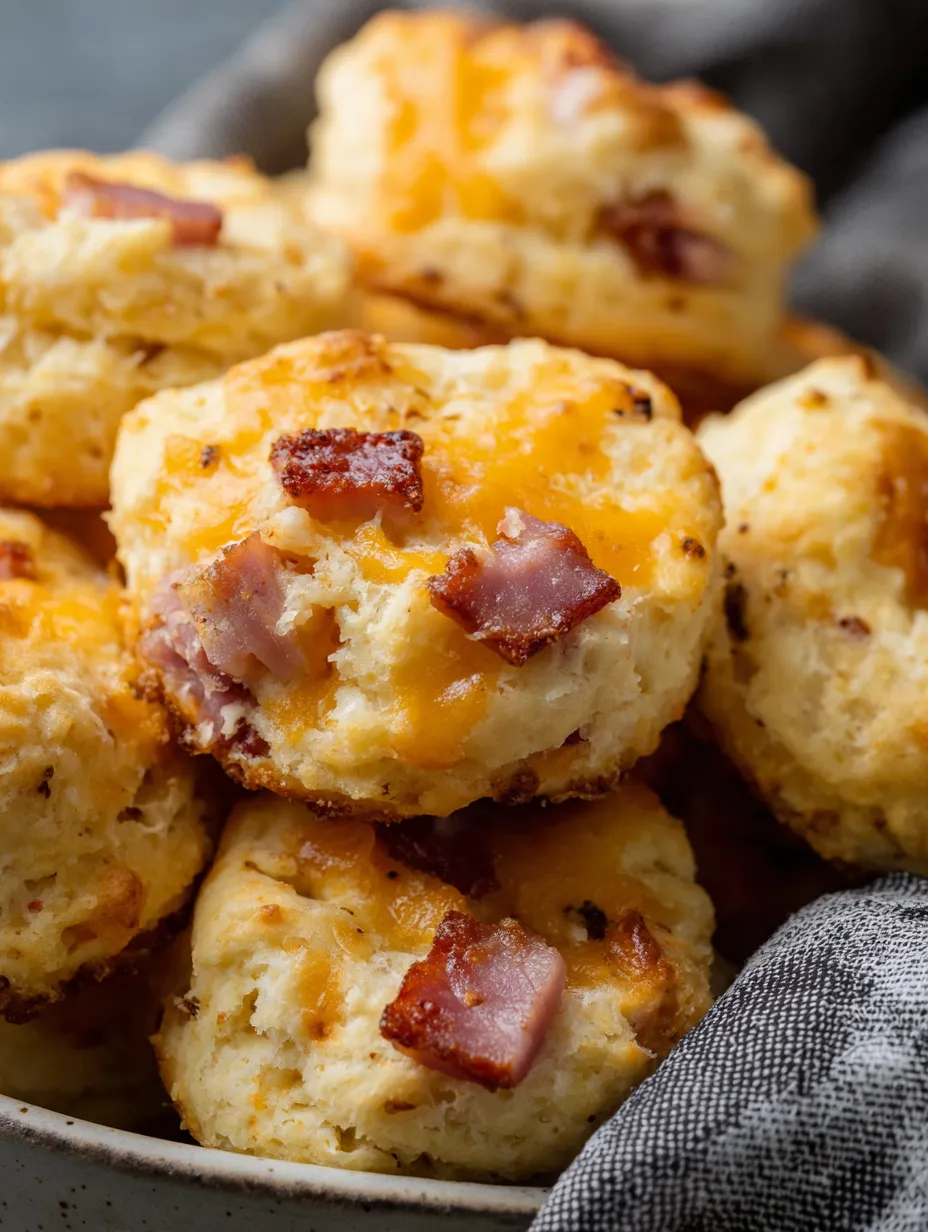 Bacon and cheese biscuits.