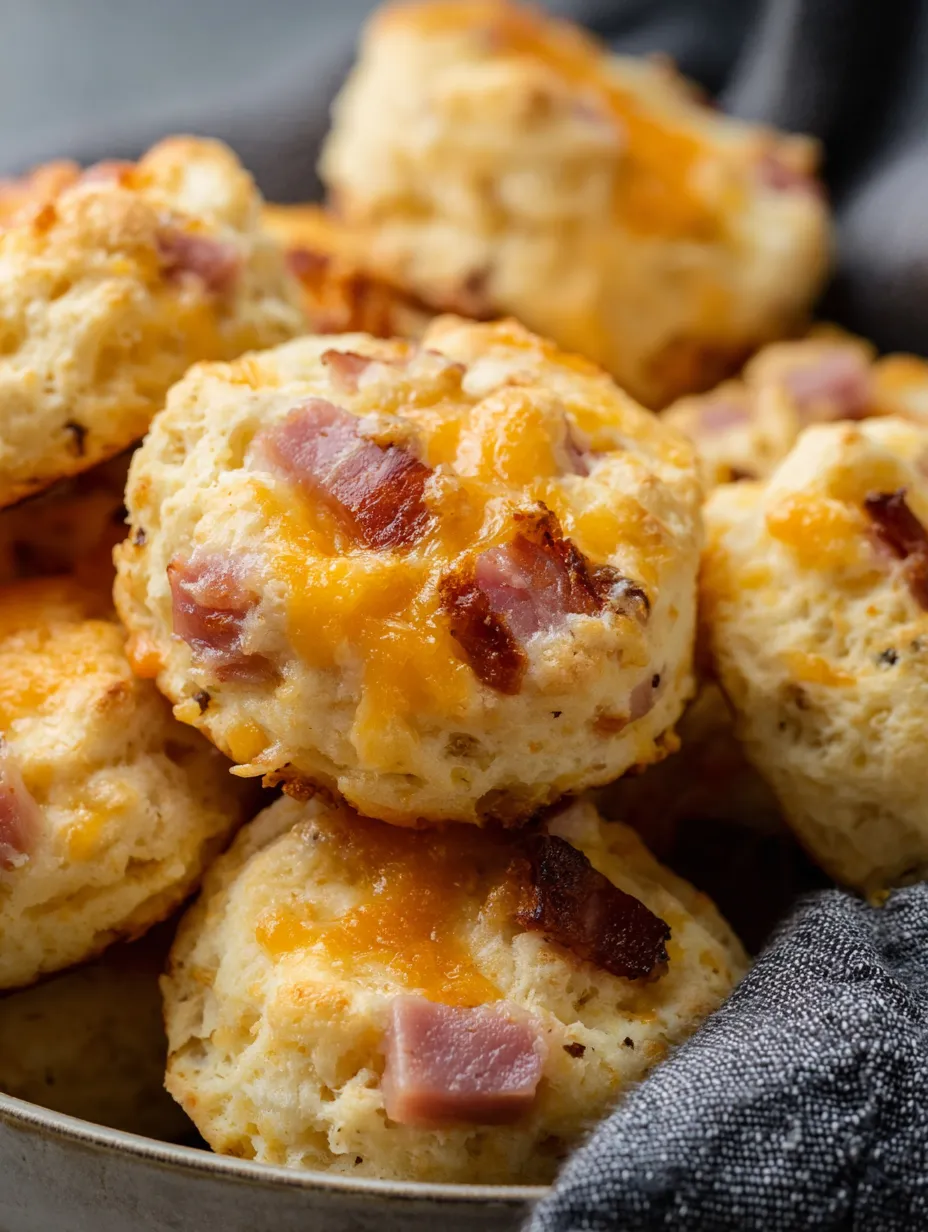 Bacon and cheese biscuits.