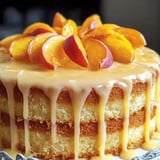 Southern Peach Buttermilk Pound Cake
