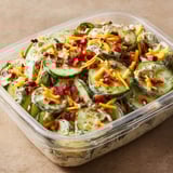 Creamy Cucumber Cheddar and Bacon Snack Bowl